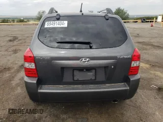2007 Hyundai Tucson GLS with VIN KM8JM12B27U614351, listed as a Copart auction lot 69491404 with 127,278 mi miles and Salvage Title. Bid and sale history available at carsss.com. Image 6.