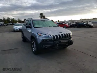 2018 Jeep Cherokee Trailhawk with VIN 1C4PJMBXXJD549650, listed as a Copart auction lot 76026044 with 0 mi miles and Salvage Title. Bid and sale history available at carsss.com. Image 10.