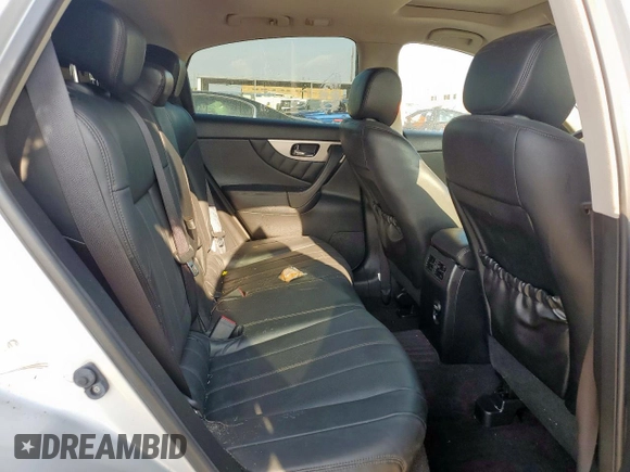 2017 Infiniti QX70 z VIN JN8CS1MW2HM414787, wystawiony jako Copart lot #59272885 z przebiegiem Nie podano mil oraz Czysty tytuł • Clean title. Historia ofert i sprzedaży dostępna na DreamBid. Obrazek 11.