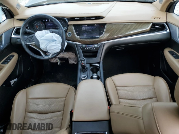 2021 Cadillac XT6 Premium Luxury with VIN 1GYKPFRS8MZ132642, listed as a Copart auction lot 77756874 with 33,415 mi miles and Non repairable. Bid and sale history available at DreamBid. Image 8.