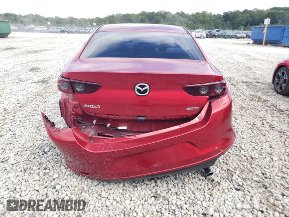 2021 Mazda 3 Select with VIN JM1BPABL3M1342706, listed as a Copart auction lot 73791724 with 27,233 mi miles and Salvage title. Bid and sale history available at DreamBid. Image 6.
