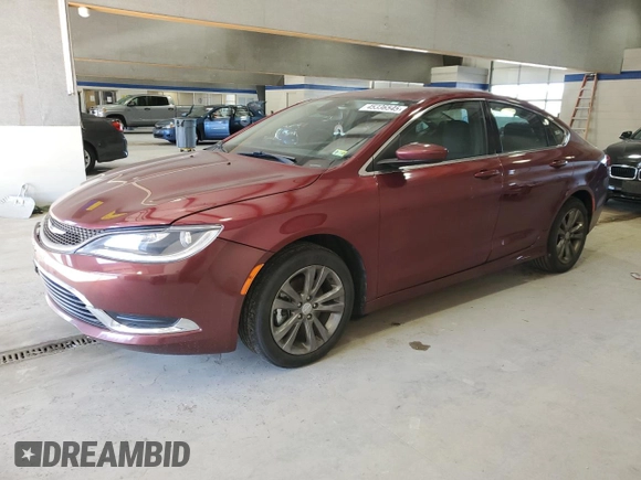 2015 Chrysler 200 Limited with VIN 1C3CCCAB8FN741681, listed as a Copart auction lot 45336545 with 97,005 mi miles and Salvage Title. Bid and sale history available at carsss.com. Image 1.