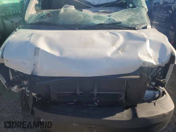 2019 Chevrolet Express Cargo Van with VIN 1GCWGAFG9K1328174, listed as a Copart auction lot 87645285 with 0 mi miles and Salvage Title. Bid and sale history available at carsss.com. Image 11.