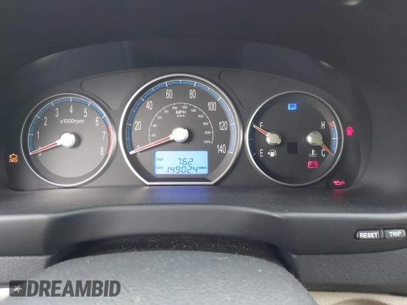 2009 Hyundai Santa Fe SE z VIN 5NMSH13E39H313491, wystawiony jako IAAI lot #42340674 z przebiegiem 149 024 mil mil oraz . Historia ofert i sprzedaży dostępna na DreamBid. Obrazek 7.