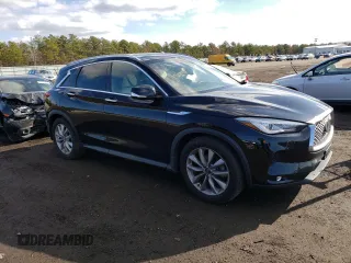 2020 Infiniti QX50 LUXE with VIN 3PCAJ5M38LF116166, listed as a Copart auction lot 39619323 with 18,738 mi miles. Bid and sale history available at carsss.com. Image 4.