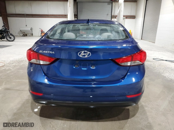 2016 Hyundai Elantra SE with VIN 5NPDH4AE9GH752787, listed as a Copart auction lot 50518315 with 218,986 mi miles and Salvage Title. Bid and sale history available at carsss.com. Image 6.