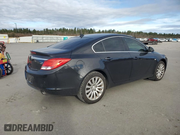 2011 Buick Regal CXL Turbo TO3 with VIN W04GX5GV8B1042254, listed as a Copart auction lot 80002624 with 204,407 mi miles and Salvage Title. Bid and sale history available at carsss.com. Image 3.