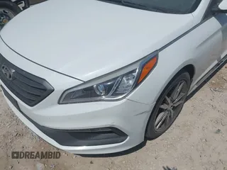 2015 Hyundai Sonata Sport with VIN 5NPE34AB1FH067383, listed as a IAAI auction lot 42075777 with 109,403 mi miles and . Bid and sale history available at carsss.com. Image 6.