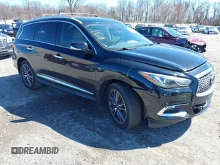 2020 Infiniti QX60 Pure with VIN 5N1DL0MM3LC505986, listed as a IAAI auction lot 41811756 with 104,476 mi miles and . Bid and sale history available at DreamBid. Image 1.