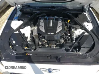 2019 Genesis G80 3.3T Sport with VIN KMTFN4JB4KU326352, listed as a Copart auction lot 74028734 with 0 mi miles and Salvage Title. Bid and sale history available at carsss.com. Image 11.