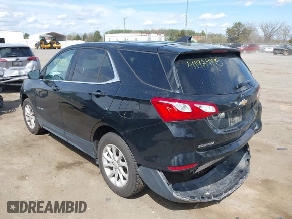 2019 Chevrolet Equinox LT with VIN 3GNAXKEVXKL279485, listed as a IAAI auction lot 41924145 with 90,102 mi miles and . Bid and sale history available at DreamBid. Image 3.