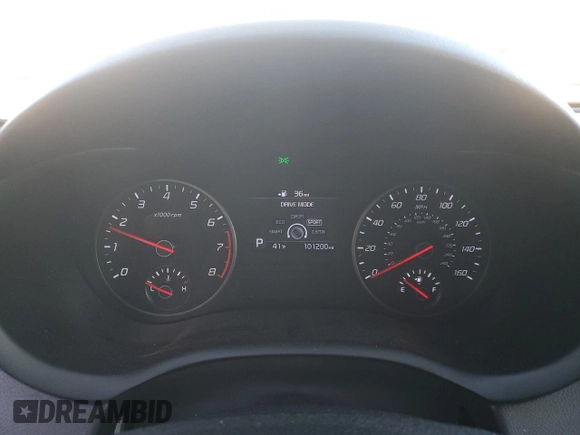 2019 Kia Stinger with VIN KNAE15LAXK6043536, listed as a Copart auction lot 42778575 with 101,200 mi miles and Salvage Title. Bid and sale history available at DreamBid. Image 9.