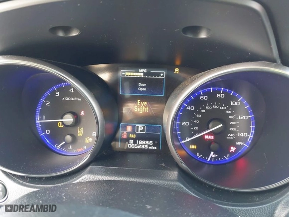2018 Subaru Legacy Limited with VIN 4S3BNAN67J3004950, listed as a IAAI auction lot 41766628 with 65,233 mi miles. Bid and sale history available at carsss.com. Image 7.