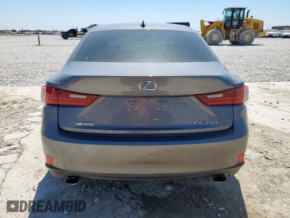 2015 Lexus IS 350 with VIN JTHBE1D27F5017920, listed as a Copart auction lot 52095265 with 114,011 mi miles and Salvage title. Bid and sale history available at DreamBid. Image 6.