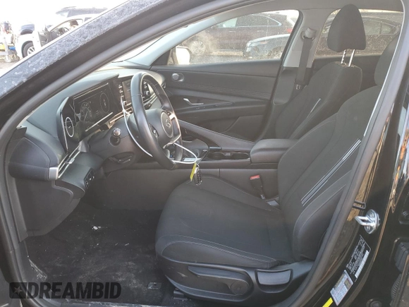 2021 Hyundai Elantra SEL with VIN 5NPLS4AG5MH032560, listed as a Copart auction lot 42574105 with 44,075 mi miles and Salvage Title. Bid and sale history available at carsss.com. Image 7.