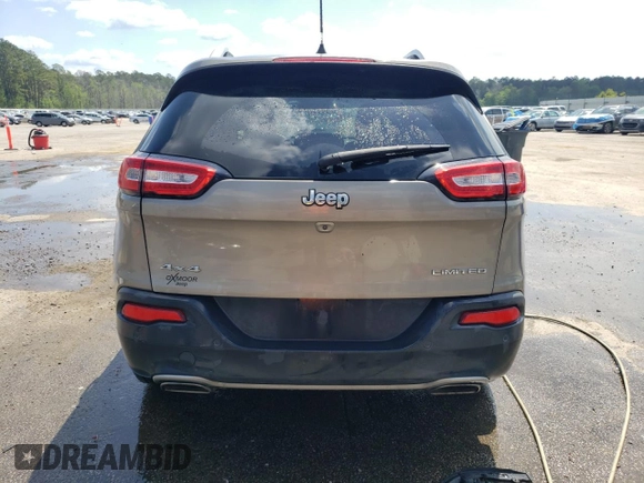 2016 Jeep Cherokee Limited with VIN 1C4PJMDS4GW363942, listed as a Copart auction lot 52027945 with 125,113 mi miles and Salvage Title. Bid and sale history available at DreamBid. Image 6.