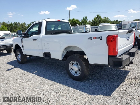 2024 Ford F-250 XL z VIN 1FTBF2BA0REC40741, wystawiony jako Copart lot #54823615 z przebiegiem Nie podano mil oraz Szkoda całkowita • Salvage title. Historia ofert i sprzedaży dostępna na DreamBid. Obrazek 2.