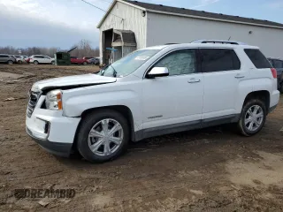 2017 GMC Terrain SLT with VIN 2GKFLUEK1H6344172, listed as a Copart auction lot 47433405 with 0 mi miles and Clean Title. Bid and sale history available at carsss.com. Image 1.