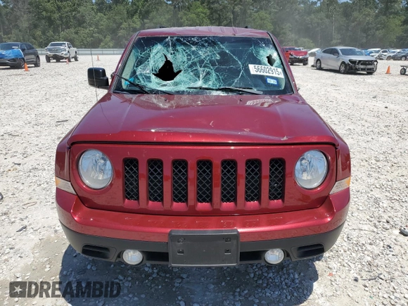 2017 Jeep Patriot Sport SE with VIN 1C4NJPBA7HD149320, listed as a Copart auction lot 56602915 with 136,912 mi miles and Salvage title. Bid and sale history available at DreamBid. Image 5.