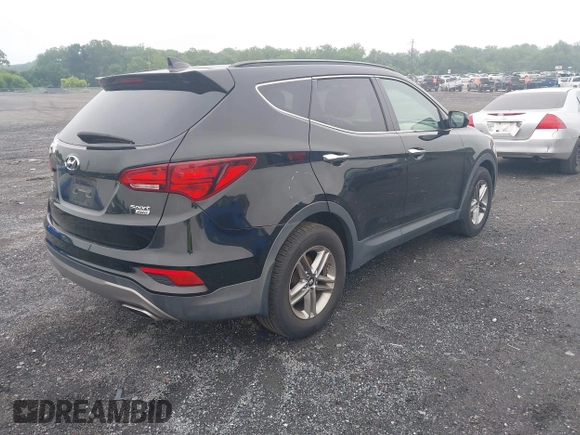 2017 Hyundai Santa Fe 2.4L with VIN 5NMZUDLB8HH009282, listed as a IAAI auction lot 42512122 with 81,744 mi miles and . Bid and sale history available at DreamBid. Image 4.