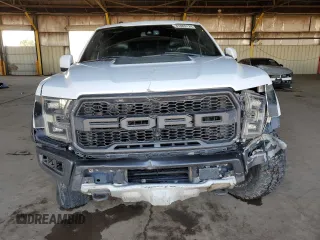 2017 Ford F-150 Raptor with VIN 1FTFW1RG6HFB54428, listed as a Copart auction lot 81089124 with 46,227 mi miles and Salvage Title. Bid and sale history available at carsss.com. Image 5.