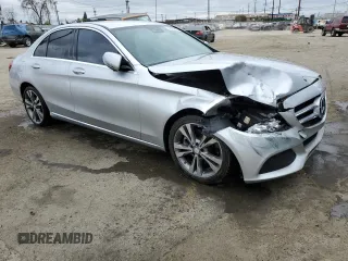 2016 Mercedes-Benz C 300 with VIN 55SWF4JB2GU157782, listed as a Copart auction lot 53893975 with 105,385 mi miles and Salvage Title. Bid and sale history available at carsss.com. Image 4.
