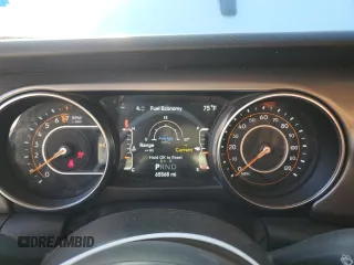 2022 Jeep Wrangler Unlimited Sport S with VIN 1C4HJXDG5NW239967, listed as a Copart auction lot 82288754 with 65,568 mi miles and Salvage Title. Bid and sale history available at carsss.com. Image 9.