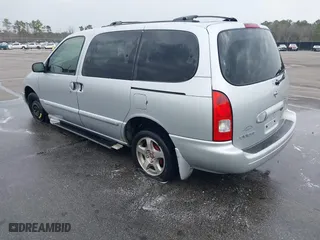 2001 Nissan Quest GXE with VIN 4N2ZN15T21D814272, listed as a IAAI auction lot 41494773 with 179,023 mi miles. Bid and sale history available at carsss.com. Image 3.