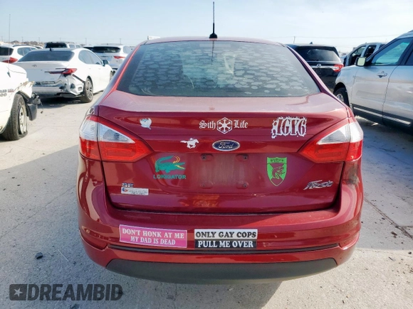 2017 Ford Fiesta SE with VIN 3FADP4BJ7HM159235, listed as a Copart auction lot 51465815 with 203,495 mi miles and Clean Title. Bid and sale history available at DreamBid. Image 6.