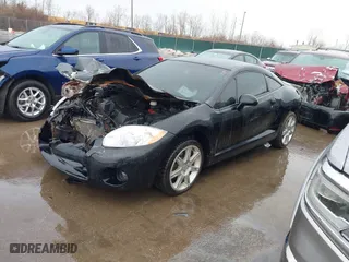 2007 Mitsubishi Eclipse SE with VIN 4A3AK64F77E072243, listed as a IAAI auction lot 41656069 with 164,174 mi miles. Bid and sale history available at carsss.com. Image 2.