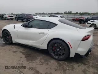 2024 Toyota GR Supra 3.0 with VIN WZ1DB0G07RW066106, listed as a Copart auction lot 73118834 with 2,652 mi miles and Salvage Title. Bid and sale history available at carsss.com. Image 2.