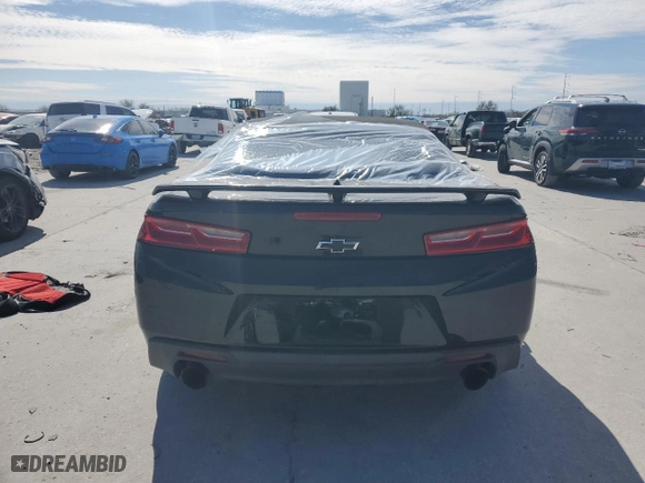 2018 Chevrolet Camaro 1LT with VIN 1G1FB3DX3J0157836, listed as a Copart auction lot 46520865 with 95,532 mi miles and Salvage Title. Bid and sale history available at carsss.com. Image 6.