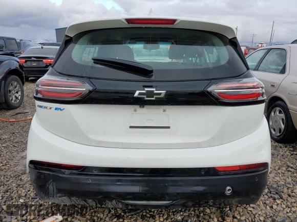 2022 Chevrolet Bolt EV 1LT with VIN 1G1FW6S01N4114977, listed as a Copart auction lot 72874832 with 9,921 mi miles. Bid and sale history available at carsss.com. Image 6.