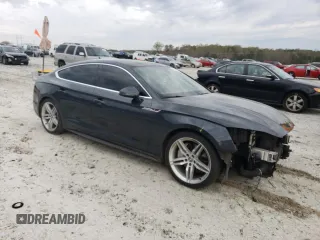 2018 Audi A5 Sportback Premium Plus with VIN WAUENCF59JA028433, listed as a Copart auction lot 48007004 with 75,045 mi miles. Bid and sale history available at carsss.com. Image 4.