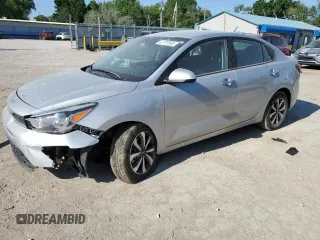 2023 Kia Rio S z VIN 3KPA24AD1PE605704, wystawiony jako Copart lot #57707585 z przebiegiem 36 526 mil mil oraz Szkoda całkowita • Salvage title. Historia ofert i sprzedaży dostępna na DreamBid. Obrazek 1.
