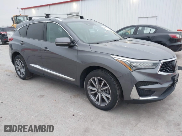 2021 Acura RDX w/Technology Package with VIN 5J8TC2H51ML004970, listed as a IAAI auction lot 41564708 with 48,589 mi miles. Bid and sale history available at carsss.com. Image 1.