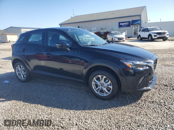 2021 Mazda CX-3 Sport with VIN JM1DKDB74M1503916, listed as a Copart auction lot 52999295 with 11,567 mi miles and Salvage Title. Bid and sale history available at DreamBid. Image 4.