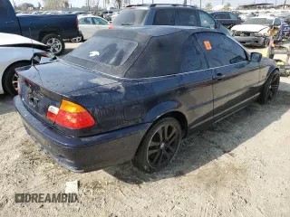 2003 BMW 3 Series 330Ci z VIN WBABS534X3JU99531, wystawiony jako Copart lot #82930974 z przebiegiem 156 553 mil mil oraz Szkody całkowita. Historia ofert i sprzedaży dostępna na DreamBid. Obrazek 3.