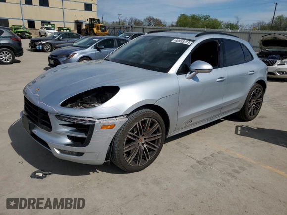 2017 Porsche Macan GTS with VIN WP1AG2A50HLB53198, listed as a Copart auction lot 49955915 with 47,987 mi miles and Salvage Title. Bid and sale history available at DreamBid. Image 1.
