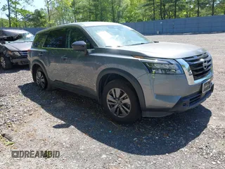 2024 Nissan Pathfinder S with VIN 5N1DR3AC0RC251741, listed as a IAAI auction lot 42292911 with 24,282 mi miles and . Bid and sale history available at DreamBid. Image 1.