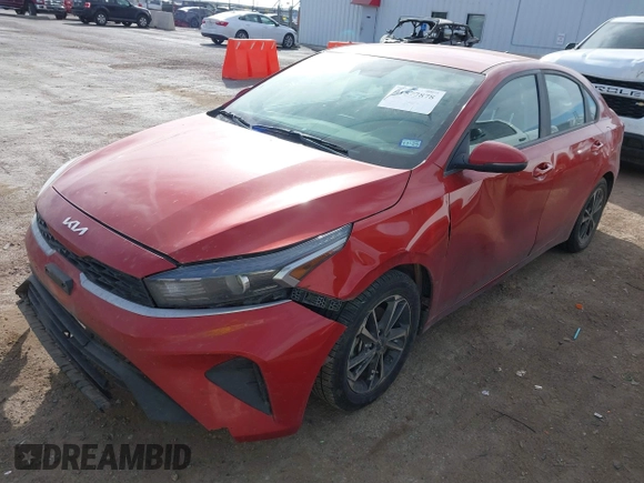 2022 Kia Forte LXS with VIN 3KPF24ADXNE434907, listed as a IAAI auction lot 41577878 with 95,737 mi miles. Bid and sale history available at carsss.com. Image 17.