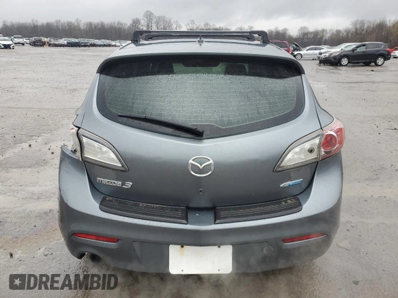 2013 Mazda 3 i Touring with VIN JM1BL1LP1D1814043, listed as a Copart auction lot 52600925 with 163,821 mi miles and Salvage Title. Bid and sale history available at carsss.com. Image 6.
