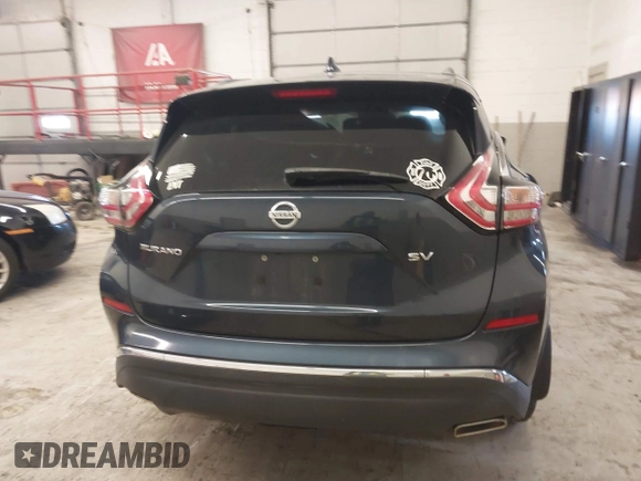 2018 Nissan Murano Platinum with VIN 5N1AZ2MG5JN112709, listed as a IAAI auction lot 41819380 with 57,375 mi miles. Bid and sale history available at carsss.com. Image 17.