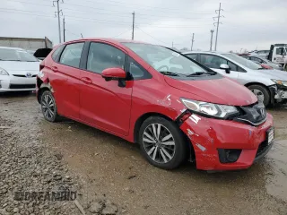2015 Honda Fit EX-L with VIN 3HGGK5H88FM739589, listed as a Copart auction lot 45056475 with 76,106 mi miles and Salvage Title. Bid and sale history available at carsss.com. Image 4.