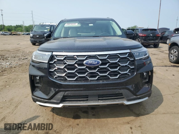 2025 Ford Explorer Platinum с VIN 1FMWK8HC2SGA51085, выставлен на аукционе Copart как лот 59028545 с пробегом 1 771 миль миль и Чистый • Clean title. История ставок и продаж доступна на DreamBid. Изображение 5.