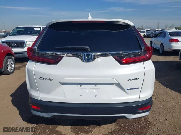 2022 Honda CR-V Hybrid EX with VIN 5J6RT6H52NL044177, listed as a IAAI auction lot 41621933 with 29,518 mi miles. Bid and sale history available at carsss.com. Image 17.