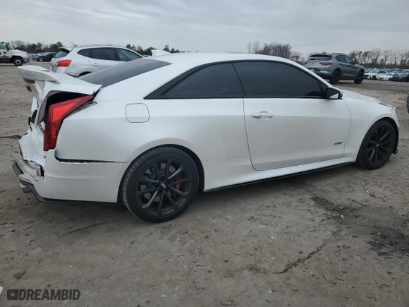2017 Cadillac ATS-V Coupe with VIN 1G6AN1RY8H0160646, listed as a Copart auction lot 84996484 with 62,770 mi miles and Salvage Title. Bid and sale history available at carsss.com. Image 3.
