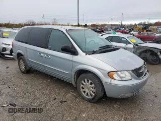 2001 Chrysler Town & Country LXi with VIN 2C4GP54L21R342004, listed as a Copart auction lot 80825364 with 153,433 mi miles and Salvage Title. Bid and sale history available at DreamBid. Image 4.