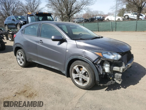 2017 Honda HR-V LX with VIN 3CZRU6H34HM708364, listed as a Copart auction lot 49602205 with 42,117 mi miles and Salvage Title. Bid and sale history available at carsss.com. Image 4.