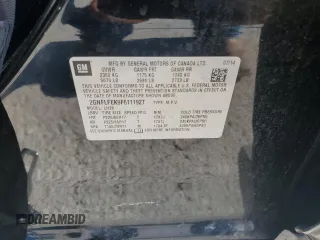 2015 Chevrolet Equinox LT z VIN 2GNFLFEK9F6111927, wystawiony jako Copart lot #87303474 z przebiegiem 148 461 mil mil oraz Szkoda całkowita • Salvage title. Historia ofert i sprzedaży dostępna na DreamBid. Obrazek 15.